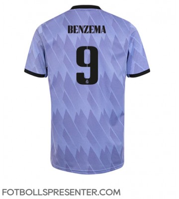 Real Madrid Karim Benzema #9 Borta Matchtröja 2022-23 Kortärmad